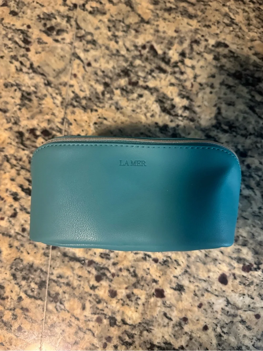 Brand New La Mer Leather Cosmetic Pouch